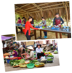 Visit the market of Hoi An and learn local vietnamese cuisine